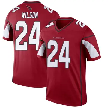 Adrian Wilson Men's Arizona Cardinals Nike Inverted Silver Jersey - Legend