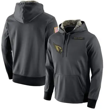 Youth Nike Black Arizona Cardinals 2020 Salute to Service Pullover  Performance Hoodie