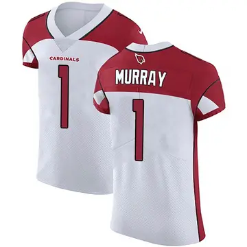 Kyler Murray Cardinals Jersey Elite #1 White Vapor Untouchable Men's